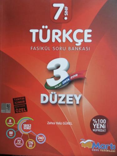 7. Sınıf Türkçe Soru Bankası 3 Düzey Zehra Yeliz Gürel