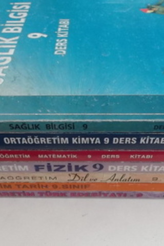 9. Sınıf Ders Kitapları / 7 Adet