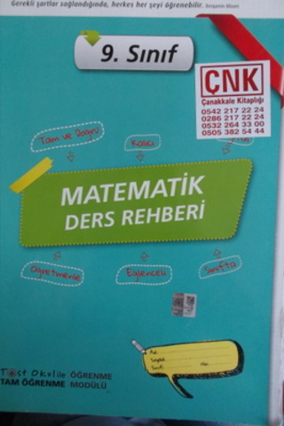 9.Sınıf Matematik Ders Rehberi