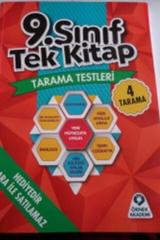 9. Sınıf Tek Kitap Tarama Testleri