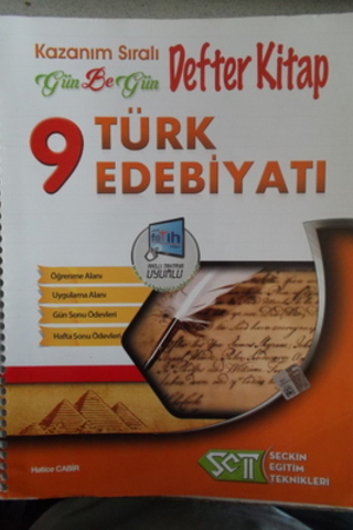 9.Sınıf Türk Edebiyatı Defter Kitap Hatice Cbir