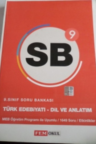 9. Sınıf Türk Edebiyatı - Dil ve Anlatım Soru Bankası