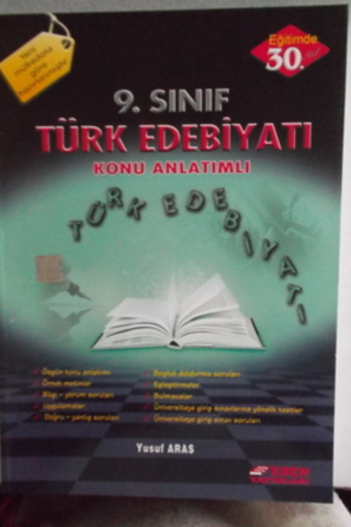 9. Sınıf Türk Edebiyatı Konu Anlatımlı Yusuf Aras