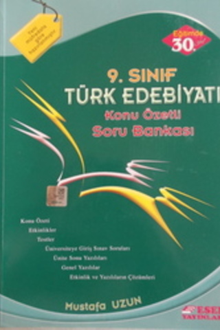 9. Sınıf Türk Edebiyatı Konu Özetli Soru Bankası