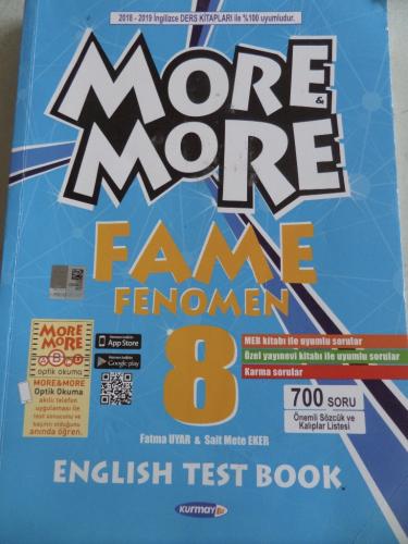 More & More Fame Fenomen 8 English Test Book Fatma Uyar