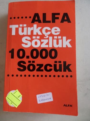 Alfa Türkçe Sözlük 10000 Sözcük