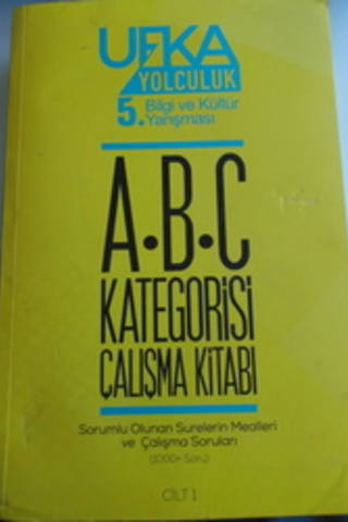 A.B.C Kategorisi Çalışma Kitabı Cilt 1