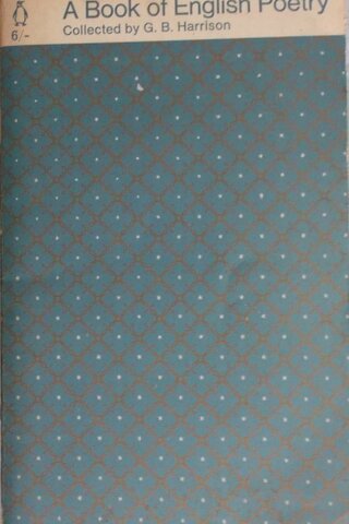 A Book Of English Poetry G. B. Harrison