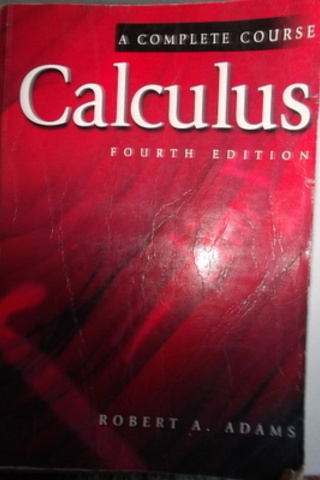 A Complete Course Calculus Robert A. Adams
