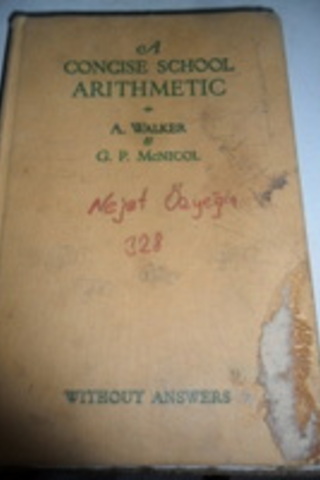 A Consice School Arithmetic A. Walker