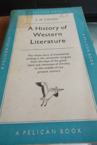A History Of Western Literature J. M. Cohen