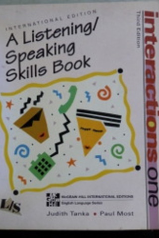 A Listening / Speaking Skills Book Judith Tanka