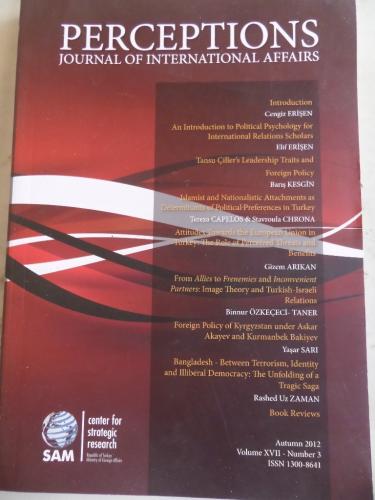 Perceptions, Journal of International Affairs 2012 / 3