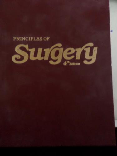 Principles Of Surgery 1. Cilt