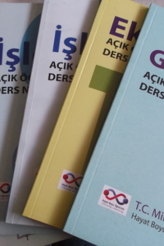 Açıköğretim Ders Notları / 5 Adet