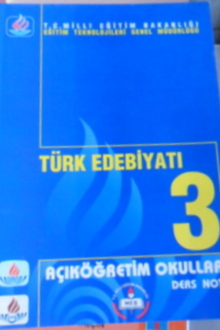 Türk Edebiyat Açık Öğretim Okulları Ders Notu 3