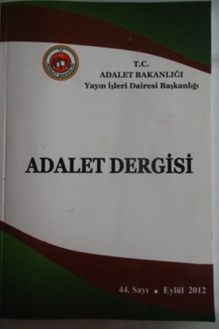 Adalet Dergisi 2012 / 44