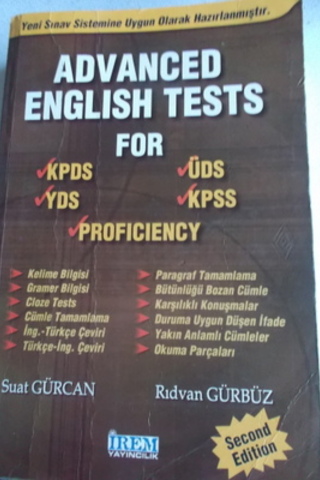 Advanced English Tests For Suat Gürcan