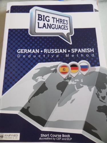 Big Three Languages German Russian Spanish