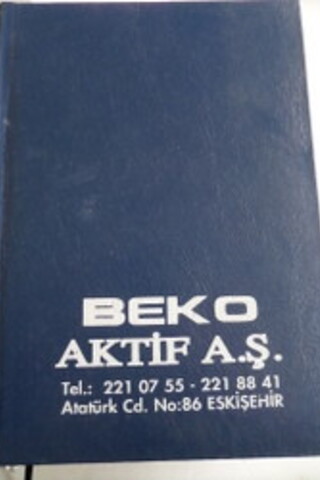 Ajanda / Defter 1999