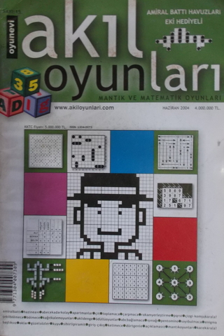 Akıl Oyunları Mantık ve Matematik Oyunları Sayı:15 Haziran 2004