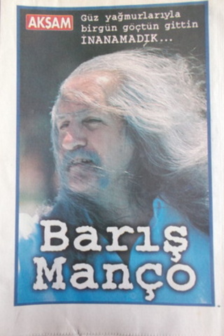 Akşam Gazetesi Barış Manço