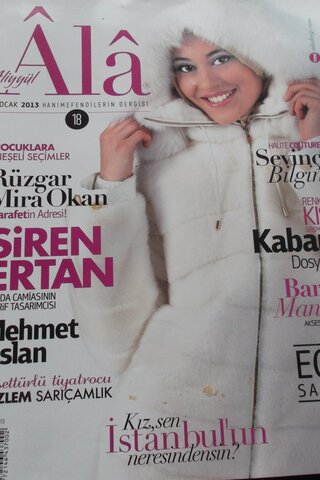 Ala Dergi / Hanımefendilerin Dergisi 2013 /Ocak