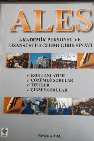 ALES Akademik Personel ve Lisansüstü Eğitimi Giriş Sınavı Erhan Arda