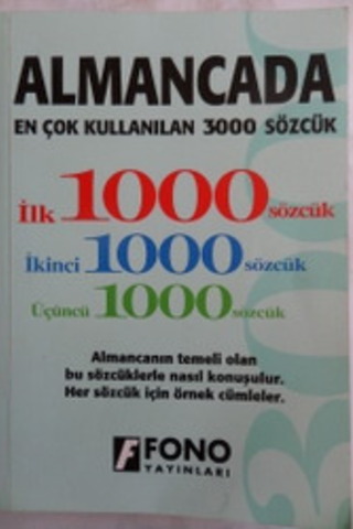 Almancada En Çok Kullanılan 3000 Sözcük