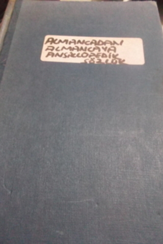 Almancadan Almancaya Ansiklopedik Sözlük