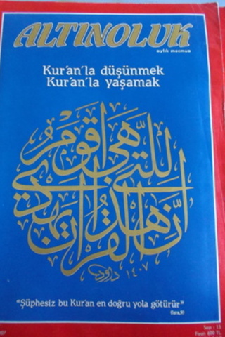 Altınoluk Aylık Mecmua 1987 / 15