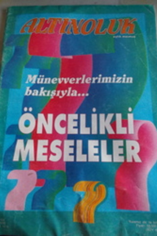 Altınoluk Aylık Mecmua 1995 / 109