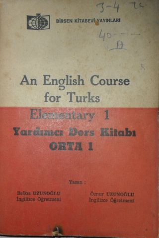 An English Course For Turks Elemantary 1 Yardımcı Ders Kitabı Orta 1 B