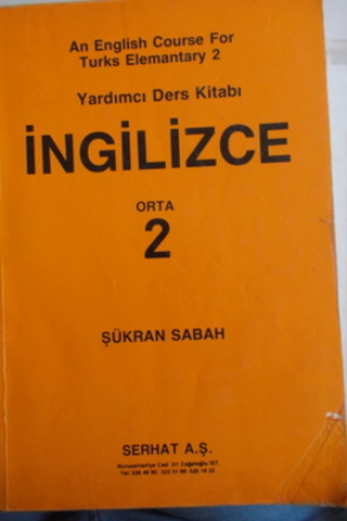 An English Course For Turks Elemantary 2 Yardımcı Ders Kitabı Orta 2 Ş