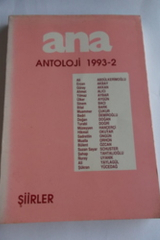 Ana Antoloji 1993 / 02 - Şiirler