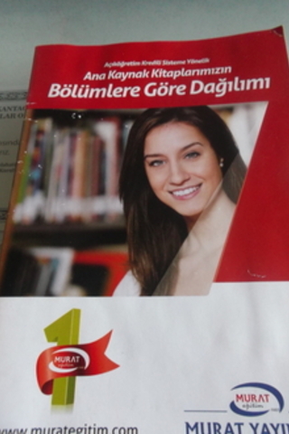 Ana Kaynak Kitaplarımızın Bölümlere Göre Dağılımı