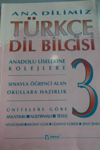 Ana Dilimiz Türkçe Dil Bilgisi 3