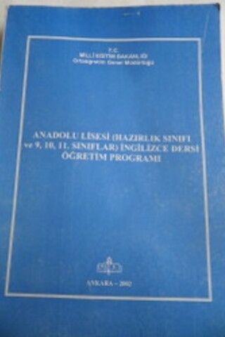 Anadolu Lisesi İngilizce Dersi Öğretim Programı