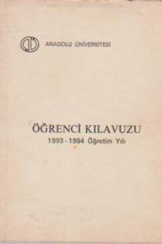 Anadolu Üniversitesi Öğrenci Kılavuzu