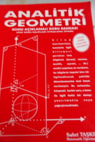 Analitik Geometri Konu Açıklamalı Soru Bankası Sabri Taşkın