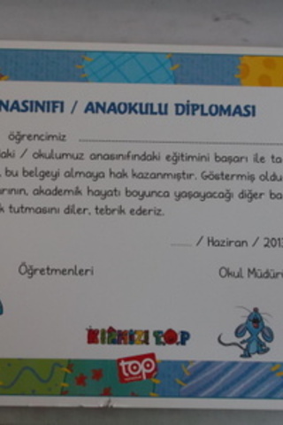 Anasınıfı / Anaokulu Diploması