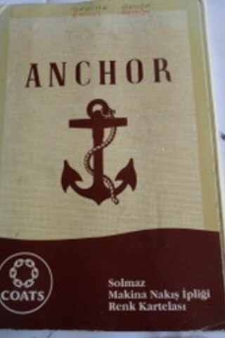 Anchor Solmaz Makina Nakış İpliği Renk Kartelası