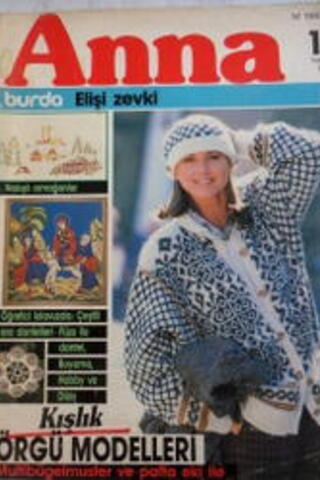 Anna Burda Elişi Zevki 1986 / 11 (Paftalı)