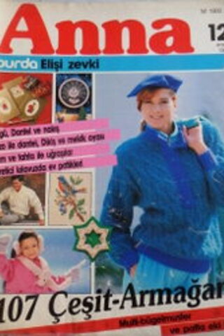 Anna Burda Elişi Zevki 1986 / 12