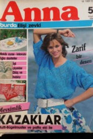 Anna Burda Elişi Zevki 1986 / 5