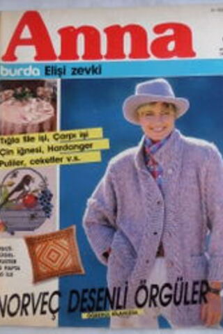 Anna Burda Elişi Zevki 1987 / 9