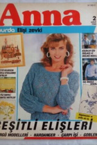 Anna Burda Elişi Zevki 1988 / 2 (Paftalı)