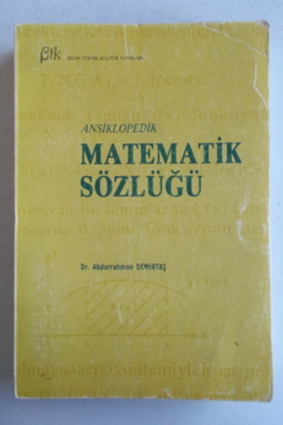 Ansiklopedik Matematik Sözlüğü Abdurrahman Demirtaş
