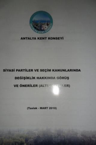 Antalya Kent Konseyi Mart 2010