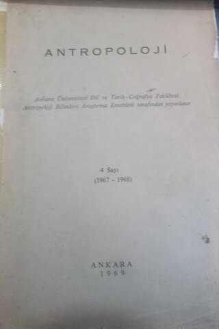 Antropoloji ( 1967-1968 )